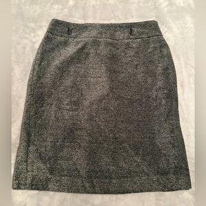 Ann Taylor Gray Tweed Pencil Skirt